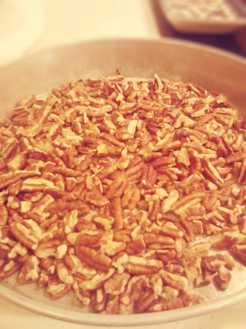 Pan of Toasted Pecans