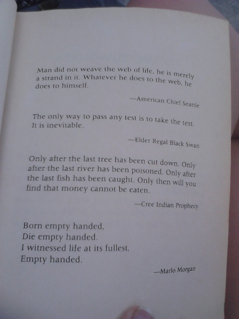 mutant message quotes
