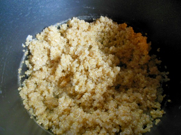 cooked quinoa