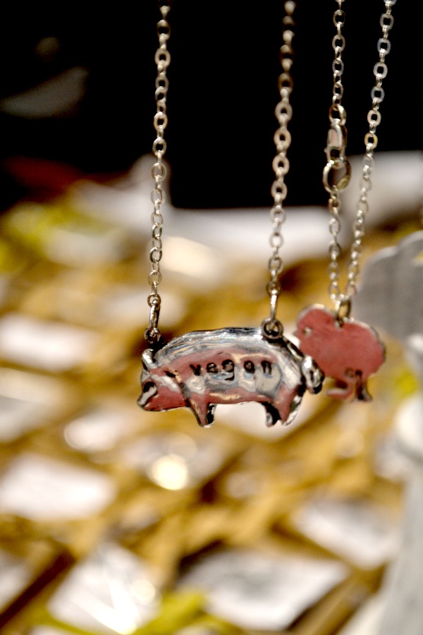 pig necklace