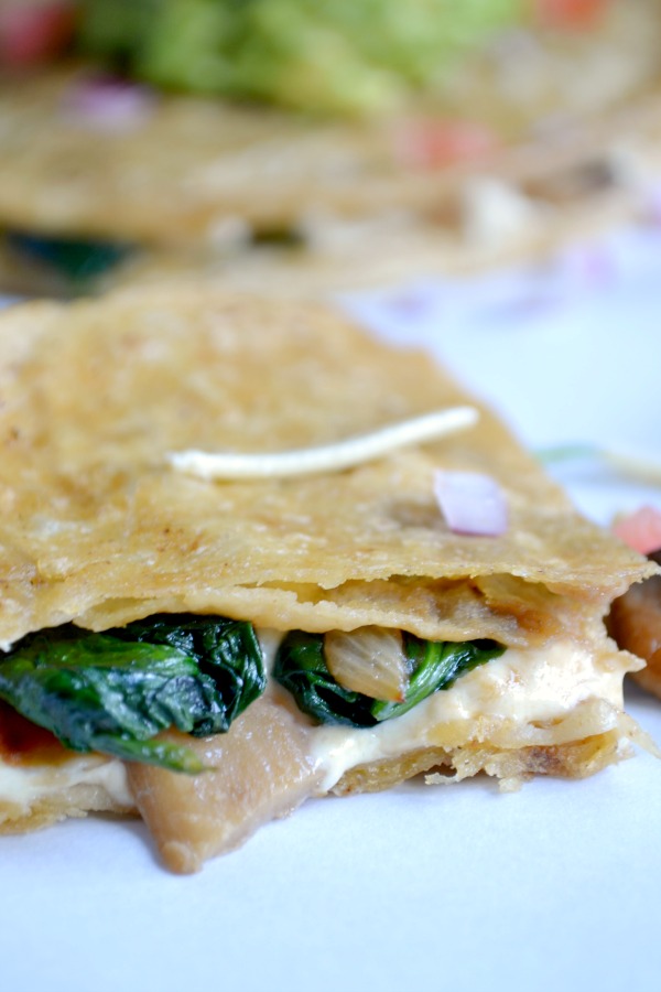 vegan quesadillas
