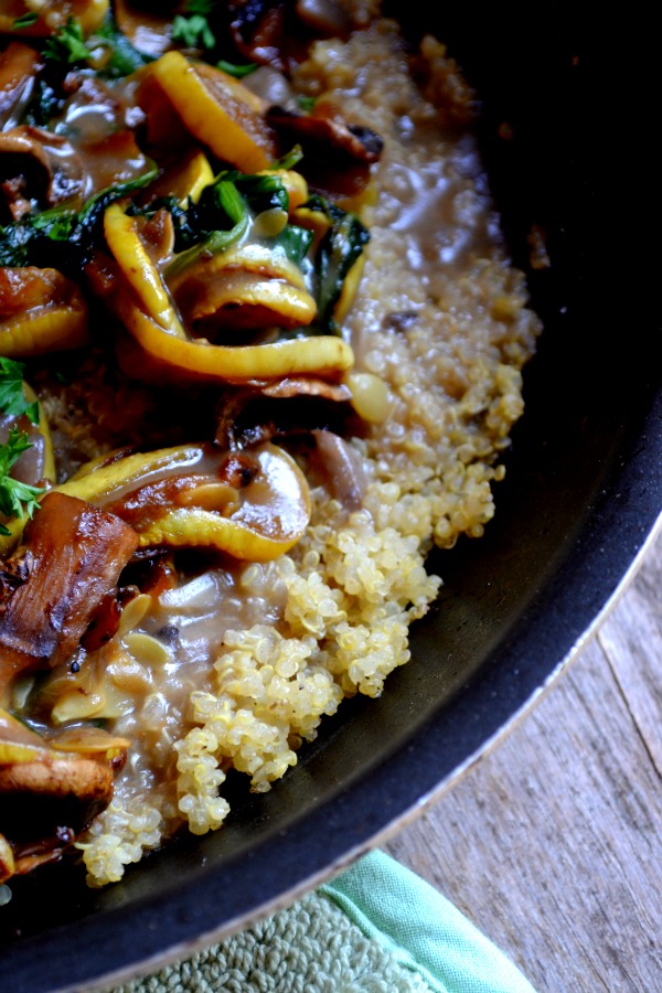 quinoa with veggies