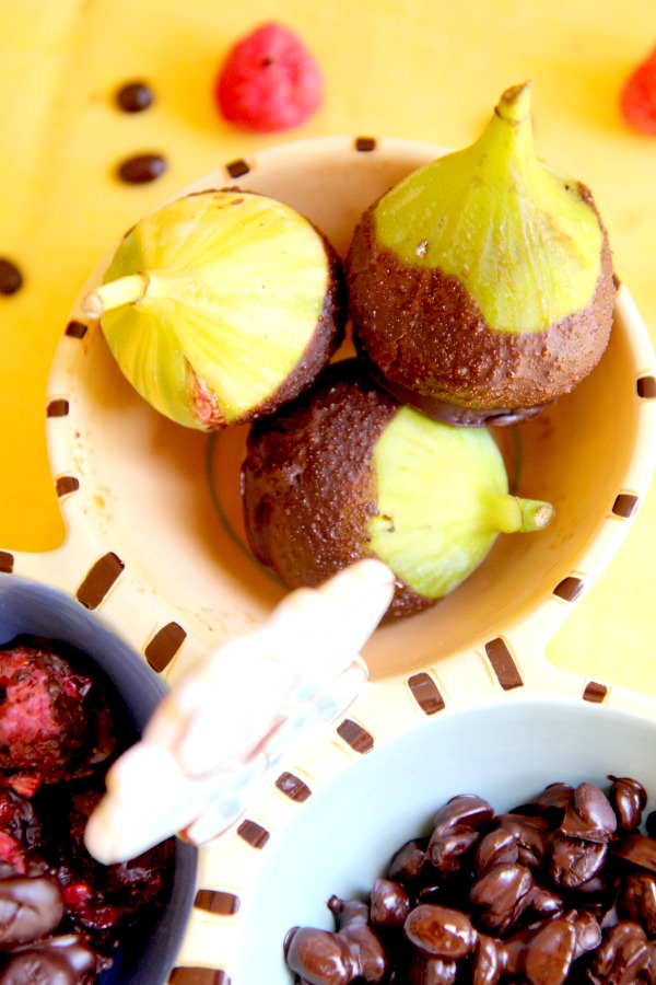 chocolate covered figs