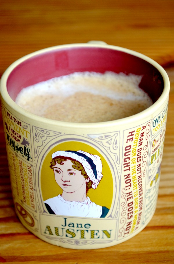 jane austen coffee mug