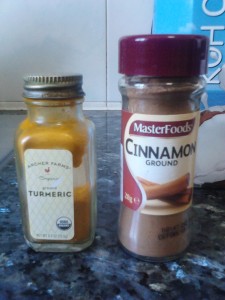 cinnamon and turmeric